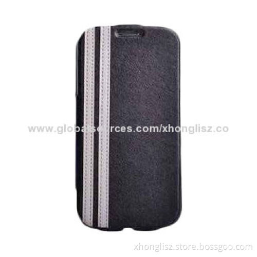 Leather Case for Samsung Galaxy S4, OEM and ODM Orders Highly Welcomed